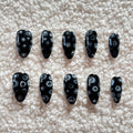 Obsidienne neige - press-on